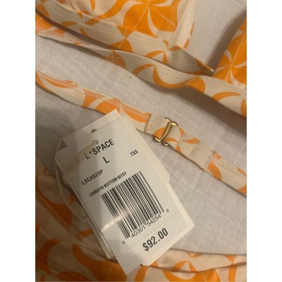 L*Space Avery and Camryn Bikini Top And Bottom Set in Mango NEW NWT - Picture 5 of 7
